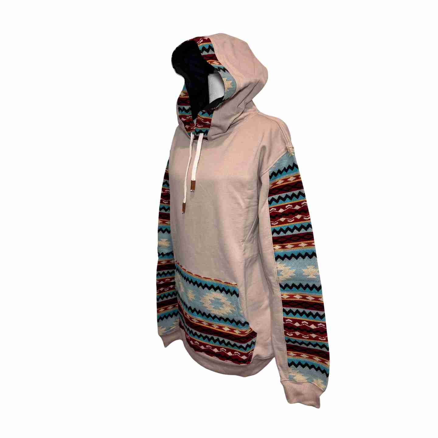 Handmade Hoodie Sweatshirt Jacket– Unisex, Size L
