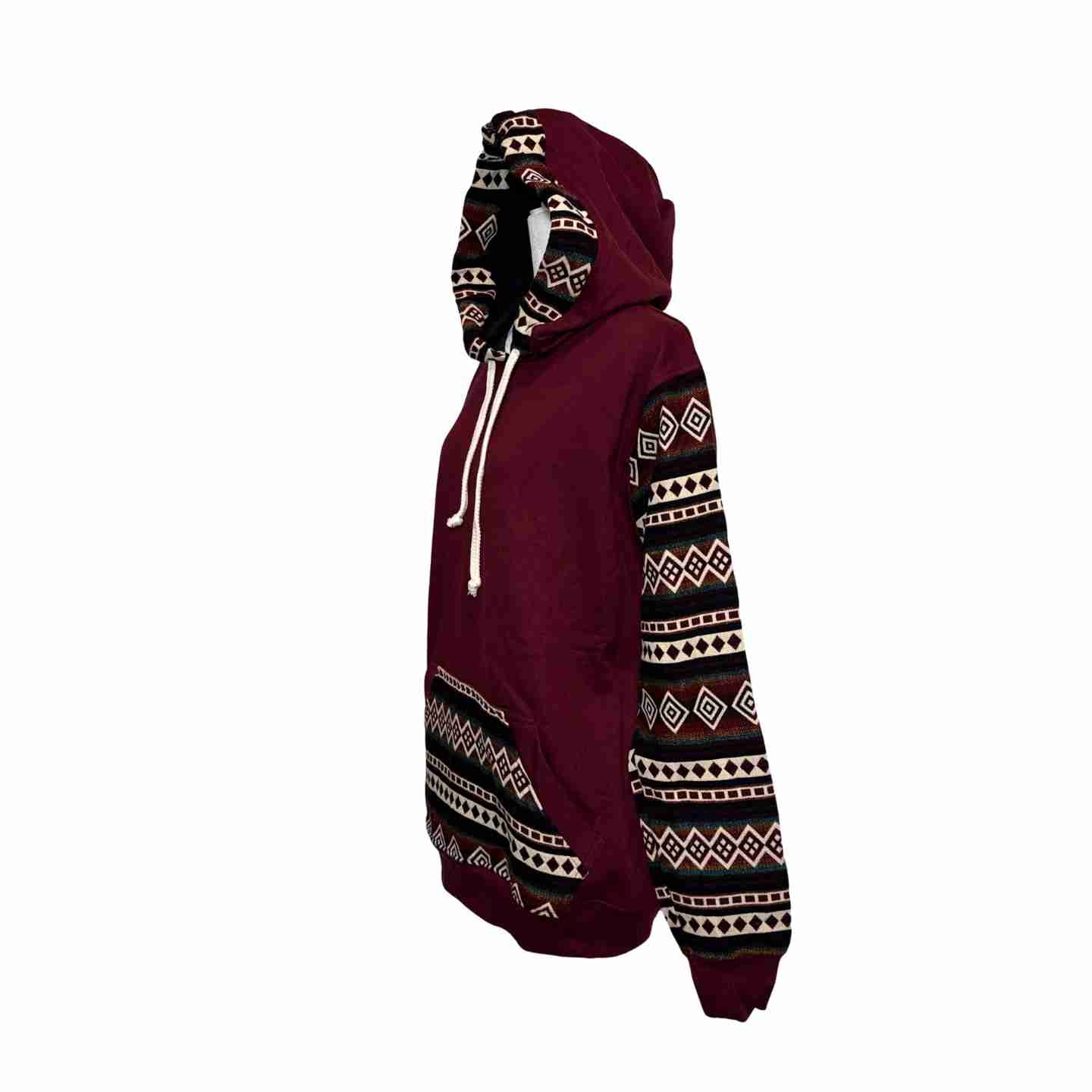 Handmade Hoodie Sweatshirt Jacket– Unisex, Size L