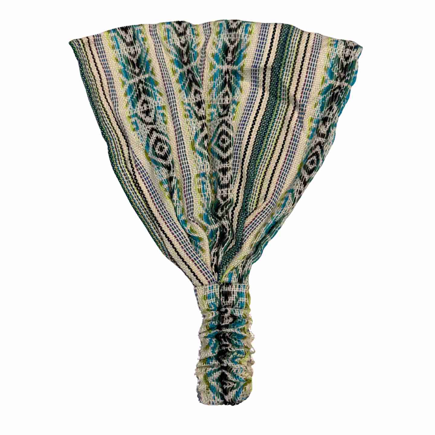 White Jungle Green Wide Headband
