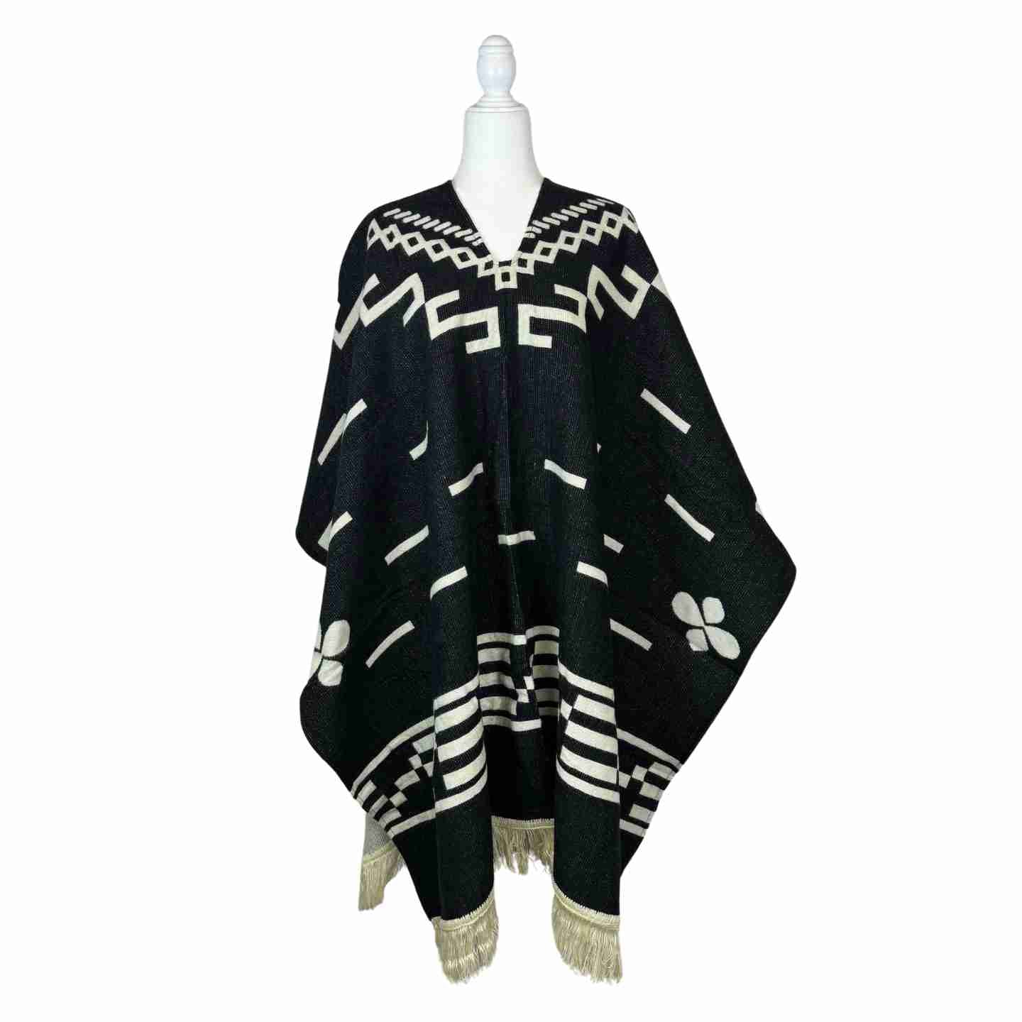 Unisex Cowboy Poncho Coat