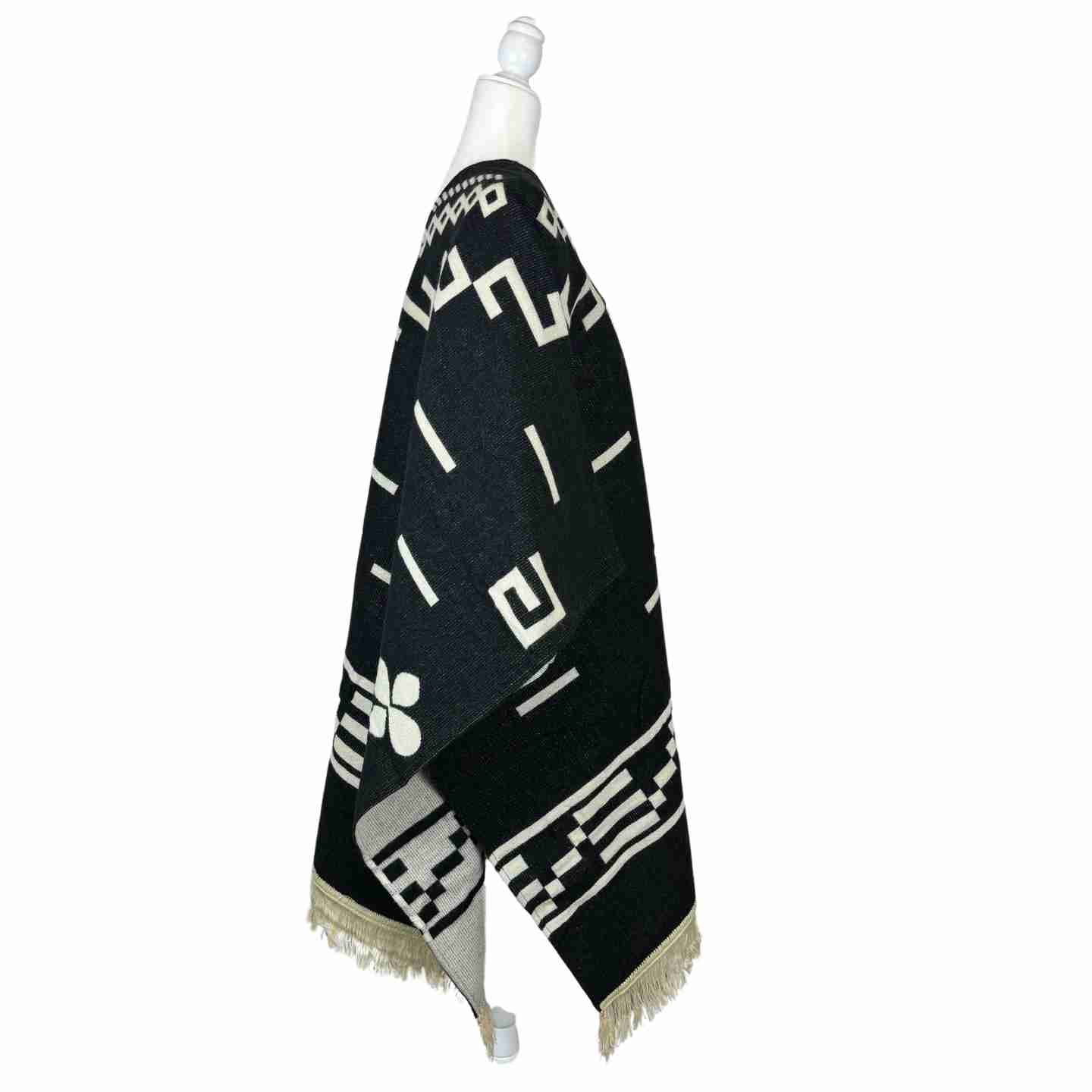 Unisex Cowboy Poncho Coat