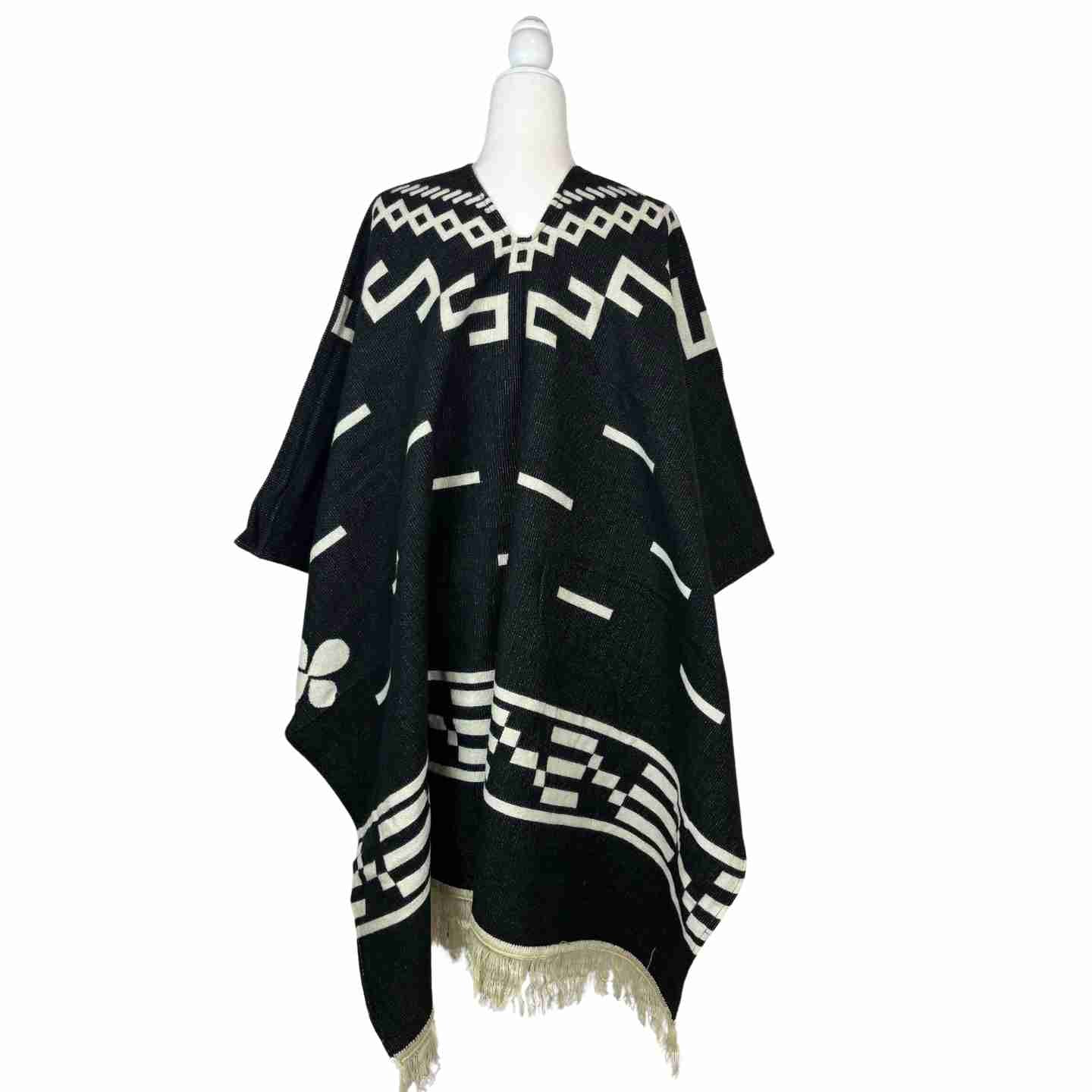 Unisex Cowboy Poncho Coat